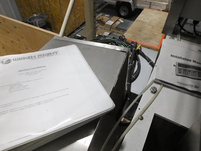 Used WEIGH RIGHT SINGLE HEAD SCALE - MODEL PMB-1E