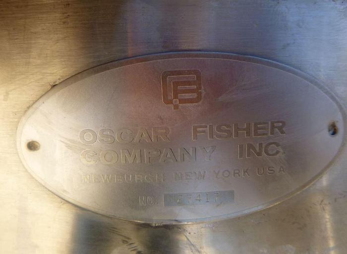 Used Tank, 28 Gallon, S/st, 18" x 25", Oscar Fisher, #S738932