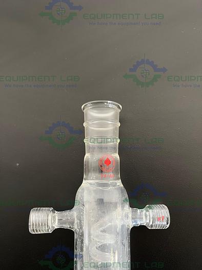 Used Ace Glass  250mm Spiraled Coil Condenser w/ 24/40 Joints #7 Ace-Thred Connection