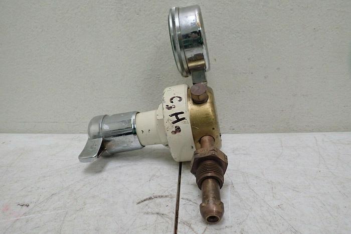 Used The Matheson Co. 1P Gas Pressure Regulator with 22287-1 Gauge
