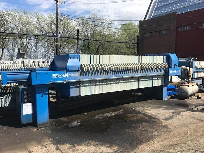 Used 75 CU. FT. JWI FILTER PRESS - 1200 MM