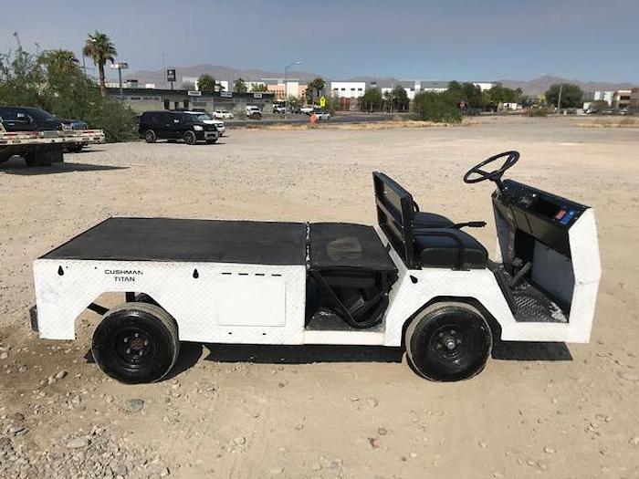 Used 2014 CUSHMAN TITAN XD CREW CAB FLAT BED CART