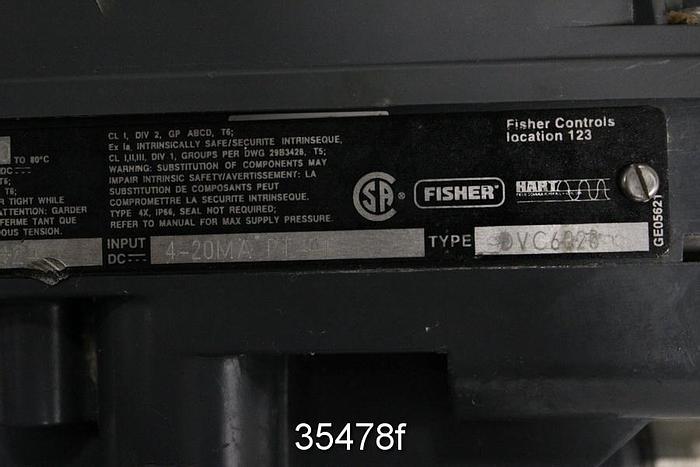 Used Fisher V150 2" V-Ball Control Valve #35478