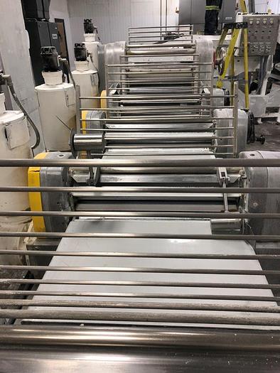 Used Seewer-Rondo 5-Head Dough Sheeter