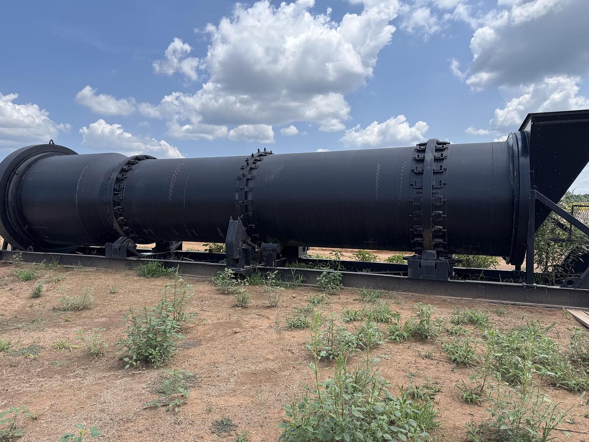 Used Barber-Greene Rotary Dryer and Baghouse