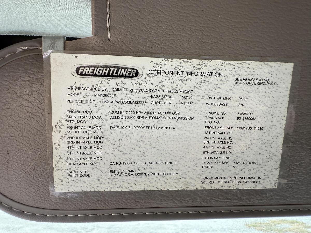 Used 2021 Freightliner M2 106