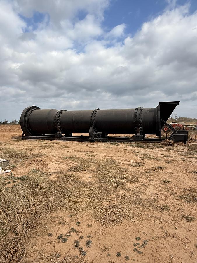 Used Barber-Greene Rotary Dryer and Baghouse