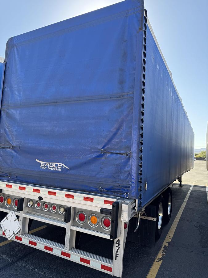 Used 2018- 50' Reitnouer Max Lite All Aluminum W/Rolling Tarp System & Front Lift Axle