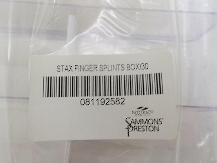 Used Sammons Preston Stax Finger Splints 30/Box Assorted Sizes