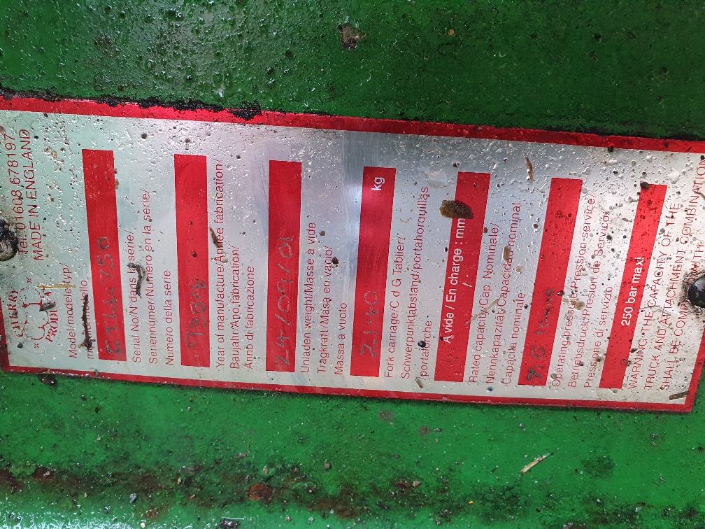 Used Cherry Products Low Loader Trailer