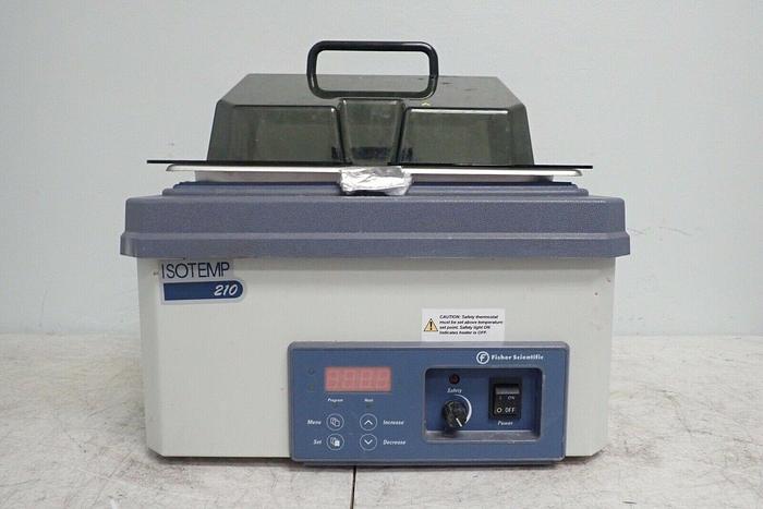 Used Fisher Scientific 15-462-10 Isotemp 210 Heated Water Bath with Lid