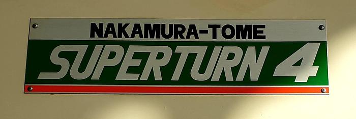 Used NAKAMURA TOME SUPERTURN 4 CNC TURNING CENTER