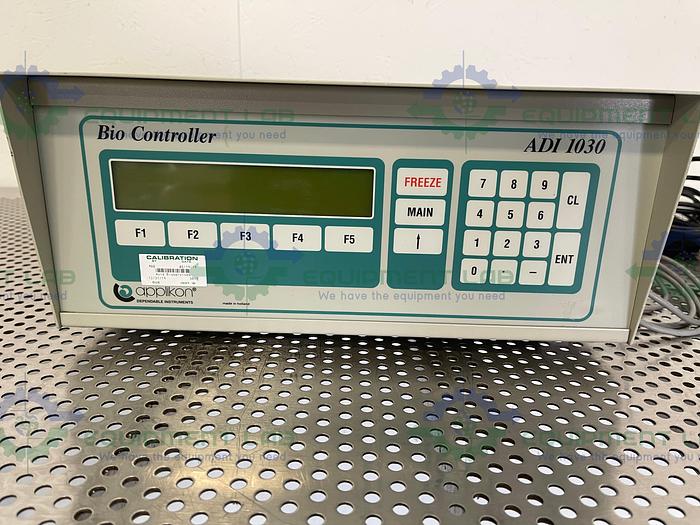 Used Applikon  ADI 1030 Bio Controller w/ pH Cable and Temperature Sensor