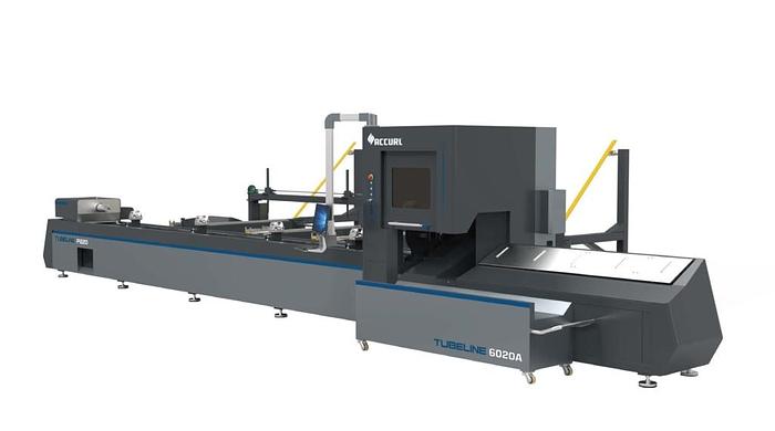 ACCURL PC-2060/3000W FIBER LASER CUTTING MACHINE, TUBE CUTTING LASER