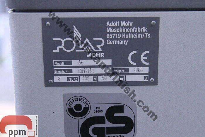 Used Polar 66 Paper Guillotine