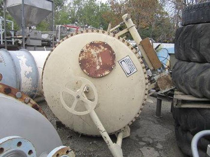 Used Dust Collector, Baghouse, 140 SF, Pulse, Round Tank, C/st #S737884
