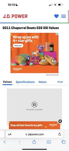 Used 2011 Chaparral 226 SSi