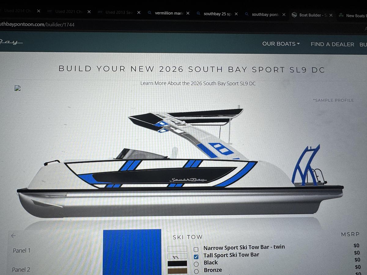 2026 South Bay 25 Sport Twin