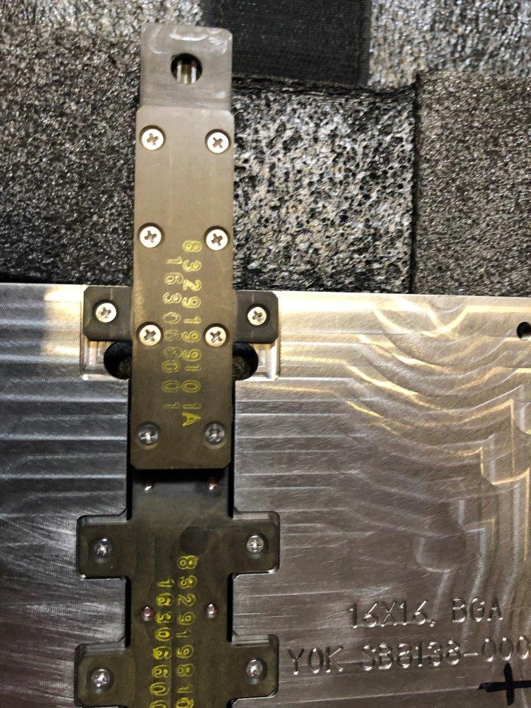 Used Delta Edge DE8000 S-FPB 361 CSBGA 16x16x1.40 Test Handler Kit