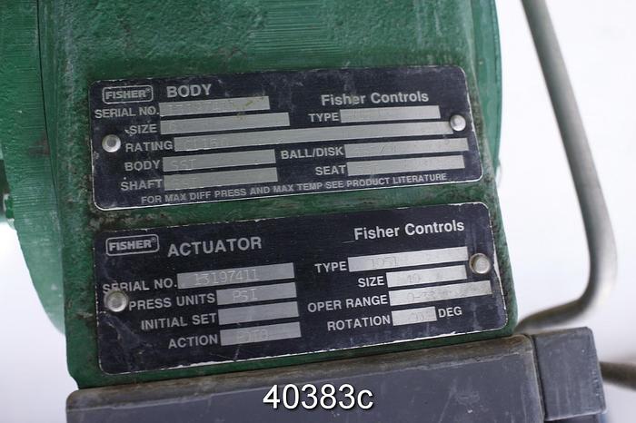 Used Fisher V150 6" Vee Ball Valve #40383