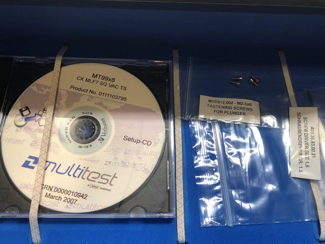 Used Multitest CK MLF7 SC VAC TS MT99x8 Test handler Change Kit