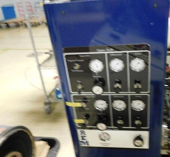 Used 28" ASSOCIATED MACHINE DESIGN - REM - DUPLEX SLITTER REWINDER MODEL 3250.74