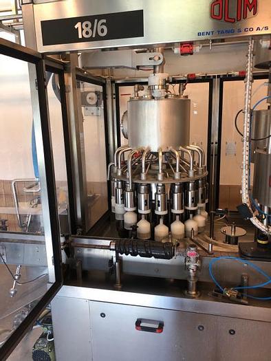 Brugt Fyldelinie til flasker Monoblocco OCIM 18/6