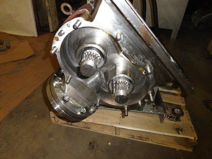 Used Waukesha/Cherry Burrell Positive Displacement Pump, Size 324, 6" in and out