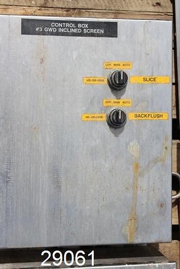 Used Ahlstrom Micra-Screen Triple Screen Bank,Overall Width 89" #29061