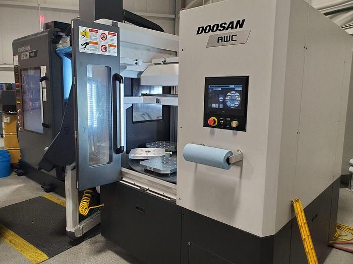 Used 2020 DOOSAN DVF5000 5-Axis Pallet Pool CNC Vertical Machining Center