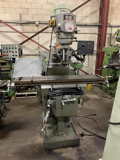 Used 10" X 50", FIRST,  LC-185VS, VERTICAL MILLING MACHINE