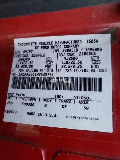 Used 1998 TEREX TC2863
