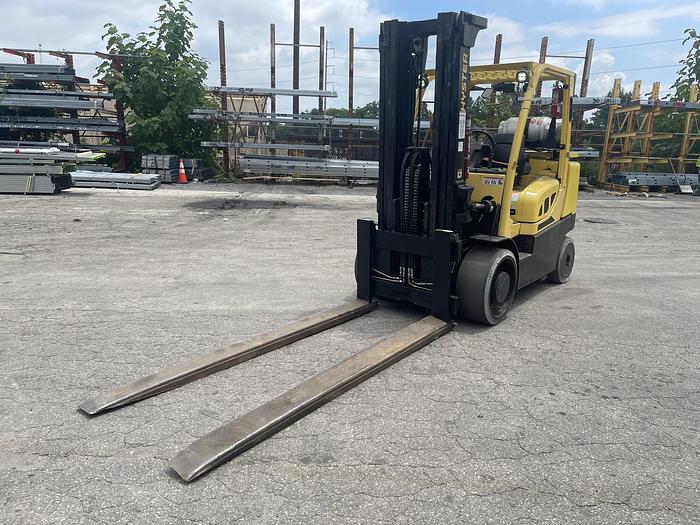 Used 13,500 POUND HYSTER MDL S135FT FORKLIFT ROLL CLAMP COMPATIBLE-SALE PENDING