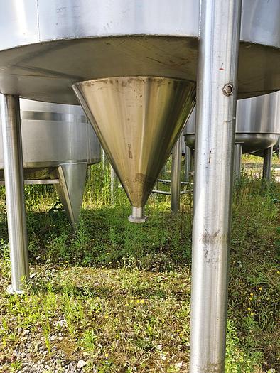 Used 2,750 Litre Stainless Steel Tank with Conical Base