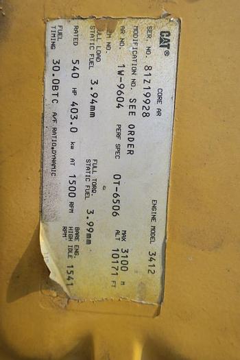 Used 1996 Caterpillar 3412 - 450 KVA