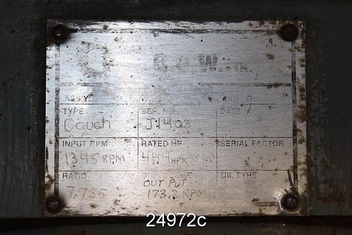 Used Q.G.W. Parallel Shaft Gear Reducer, Ratio 7.785 #24972