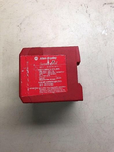 Used Allen Bradley Guardmaster Safety Relay 440R-ZBR520AZ1 Ser A