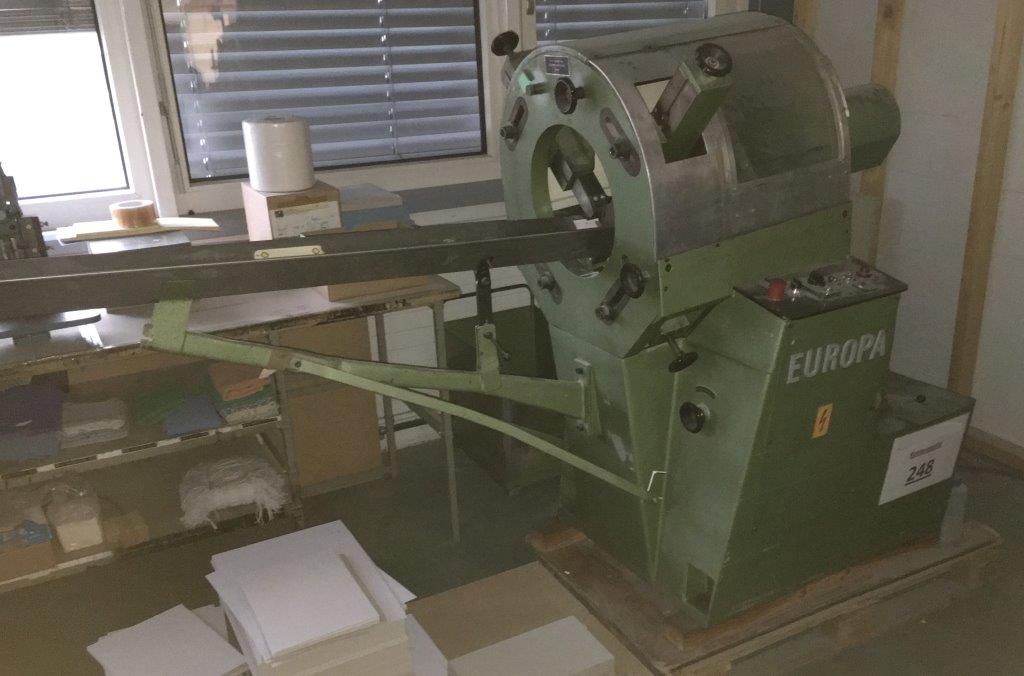 Used Albert Frankental label punch model Europa ES 1968