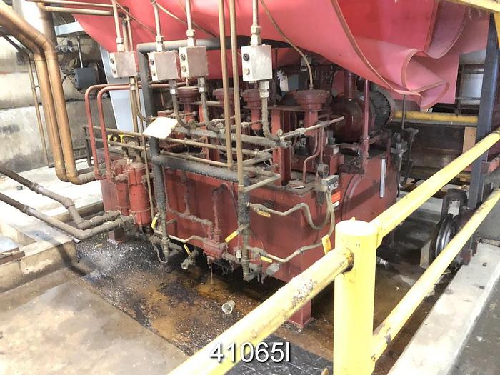 Used Hunt and Muscrop 2x2 Roll Soft Compact Calender, 88" Face #41065