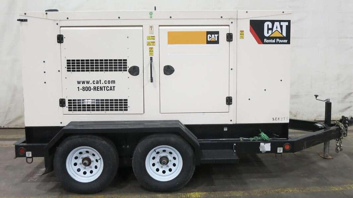 Used Used Caterpillar XQ125 Rental Grade Diesel Generator 5320 Hrs EPA Tier 4F 110 kW