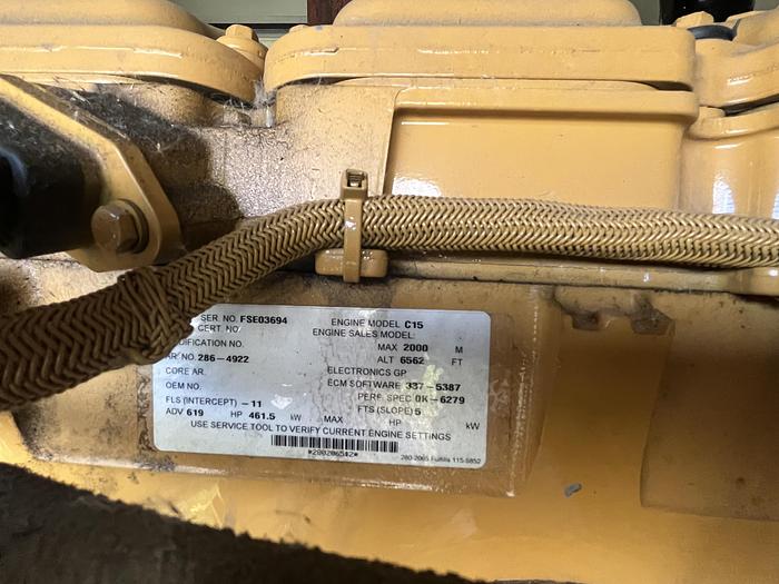 Used Used Caterpillar C15 Diesel Generator 429 Hrs EPA Tier 2 Â , 400 KW