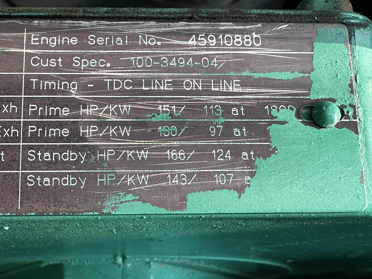 Used Used Cummins DGDA Diesel Generator, 812 Hrs