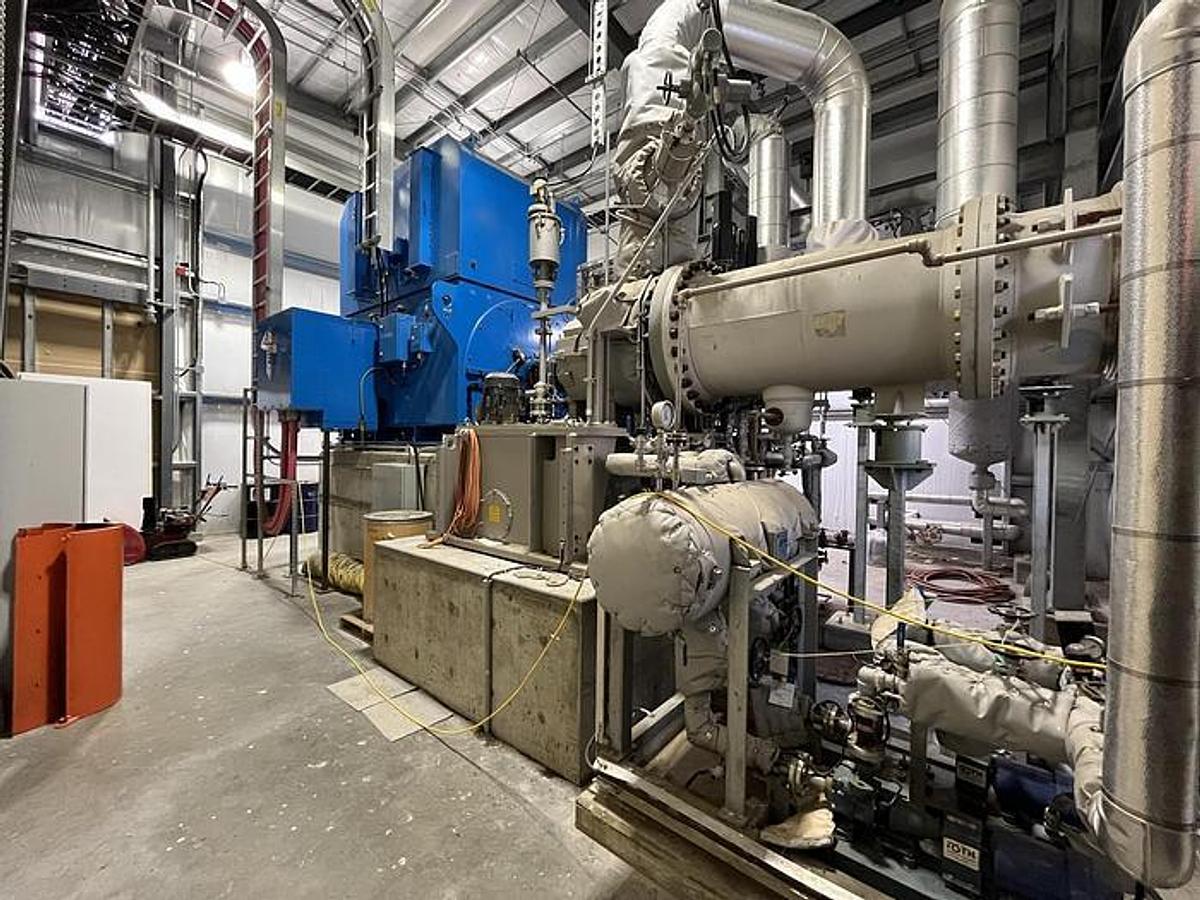 Used HOWDEN SERIES TWIN-CA 56 STEAM TURBINE AND TD POWER SYSTEMS AC GENERATOR 7.0MW MFG 2018 - PENDING RF