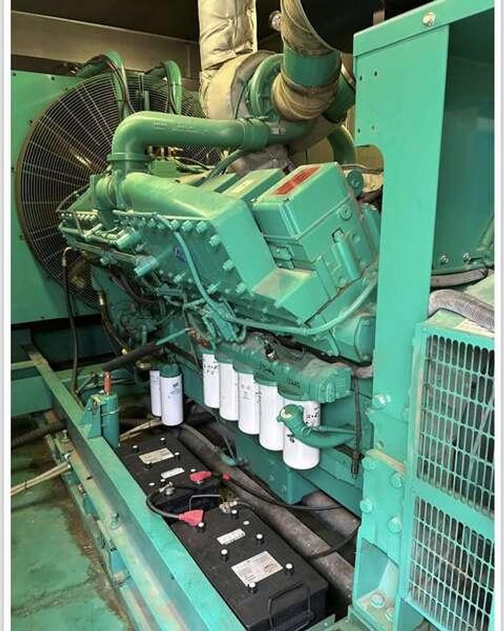 Used Used Cummins DFLC KTA50-G3 Diesel Generator, 562 Hrs 1250 kW