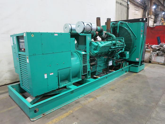 Used Used Cummins DFLC KTA50-G3 Diesel Generator, 400 Hrs, 1250 KW
