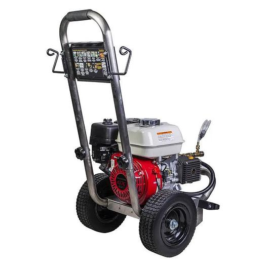 2,500 PSI - 3.0 GPM Gas Pressure Washer with Honda GX200 Engine and Comet Triplex Pump - PE-2565HWSCOMSP