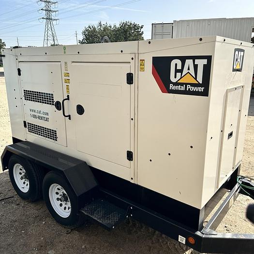 Used Used Caterpillar XQ125 Rental Grade Diesel Generator 5487 Hrs EPA Tier 4F, 110 KW
