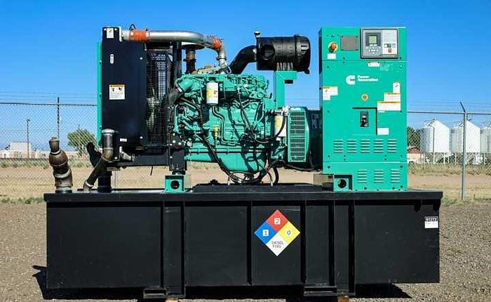 Used 2015 USED Cummins, STANDBY, DSGAB-1424721, 3-PHASE, 125Kw, 276HRS