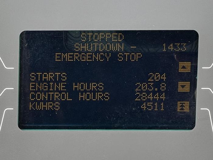 Used Used Cummins DQCB QSK23-G7 NR2 Diesel Generator, 205 Hrs, EPA Tier 2, 750 KW