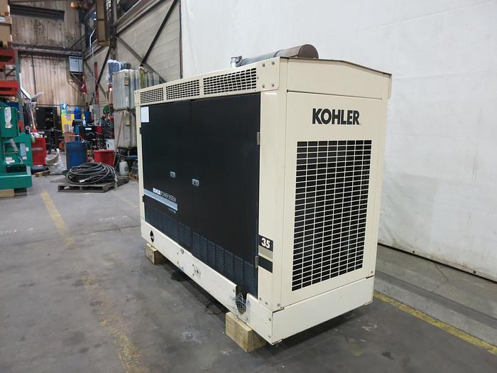 Used Used Kohler 35RZG Natural Gas / Propane Generator, 523 Hrs Single Phase, 38 KW